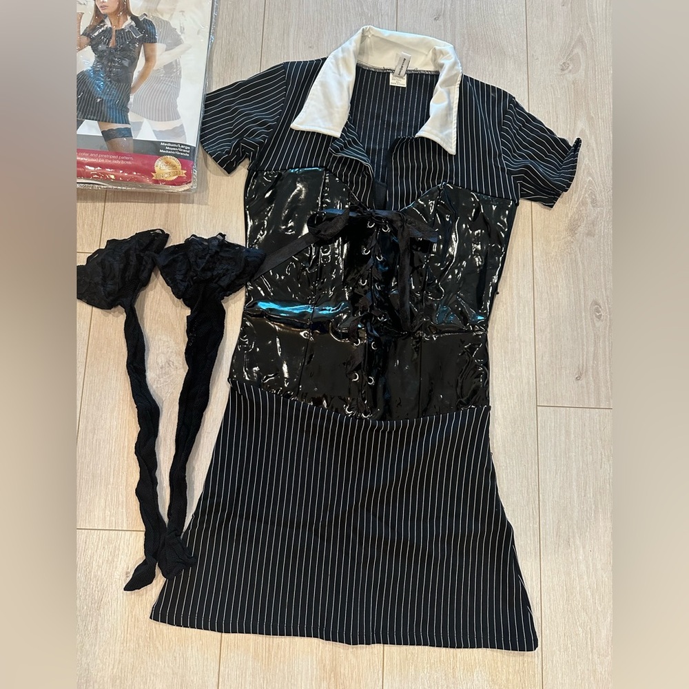 Halloween Mafia Costume- Size: M/L